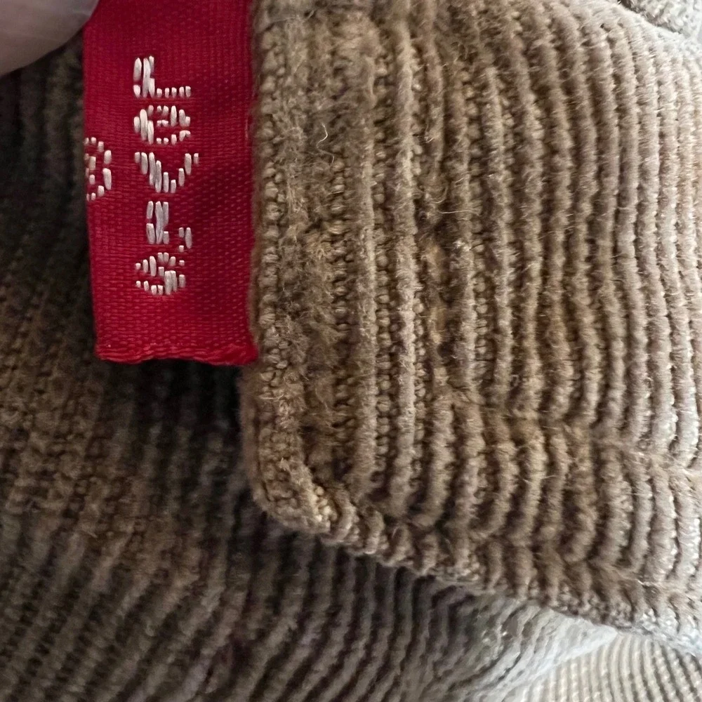 Levi's 70520 Corduroy Sherpa Trucker Jacket  Retro Workwear Western Brown Size M - Picture 11 of 13